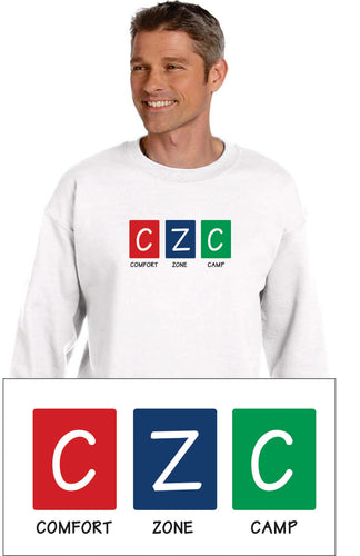 Classic White Crew Neck Sweat Top