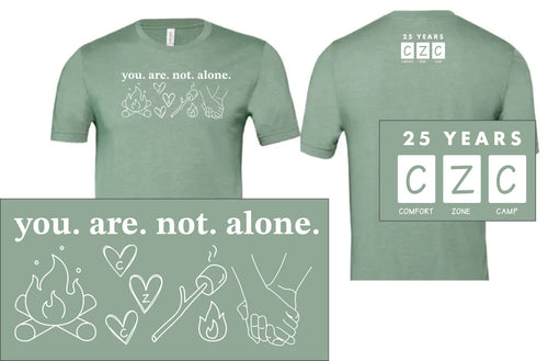 You Are Not Alone Short Sleeve Bella Tee